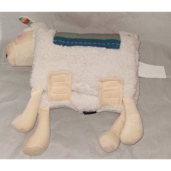 FAO Schwarz Llama Pillow Plush Alpaca Lamb Doll Realistic 16" x 19" - Picture 11 of 11